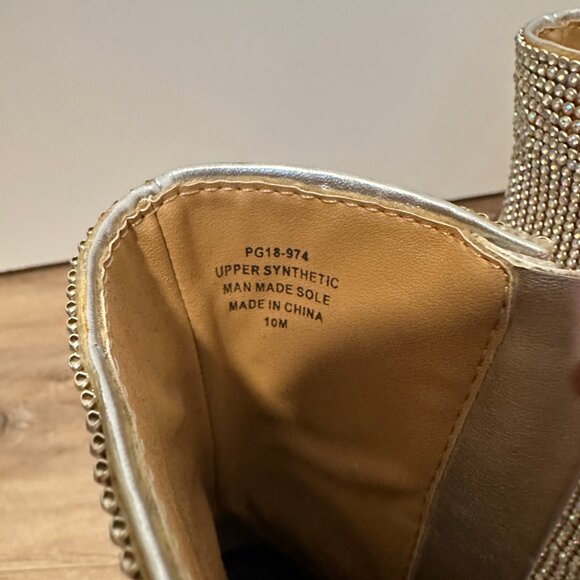 Sparkly Rhinestone Ankle Boots - Picture 3 of 3